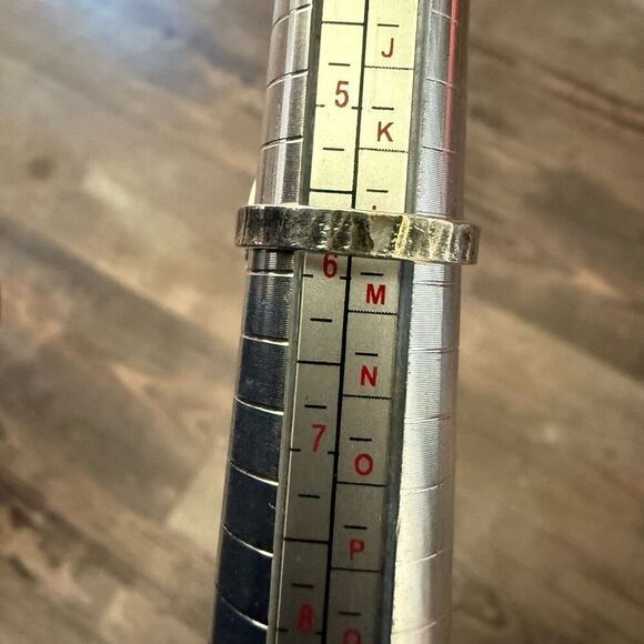 Sterling Silver Green Amethyst Ring – Elegant Faceted Prasiolite Gemstone Size 6 - Picture 3 of 4